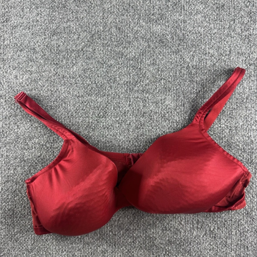 Cacique T-Shirt Bra Womens Size 46C Red Molded Padded Adjustable Straps